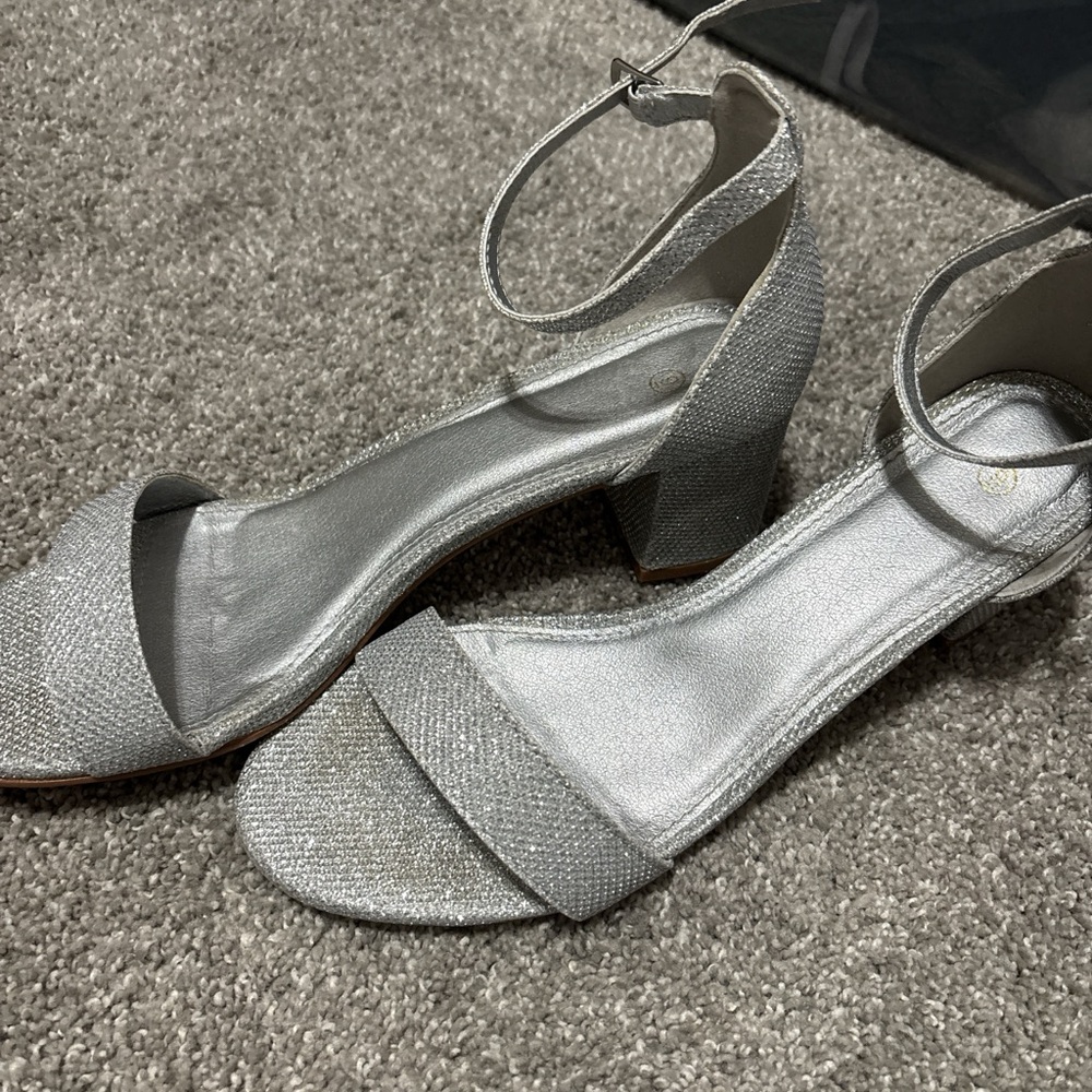 Silver Women's Heels